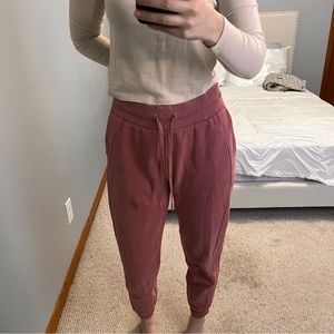 Pink Lululemon Scuba Joggers